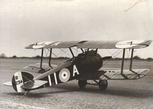 sopwith camel flying scale model aircraft