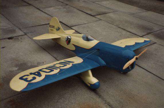 gee bee model d sportster flying scale mode aircraft