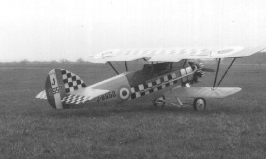 armstrong whitworth siskin flying scale model aircraft