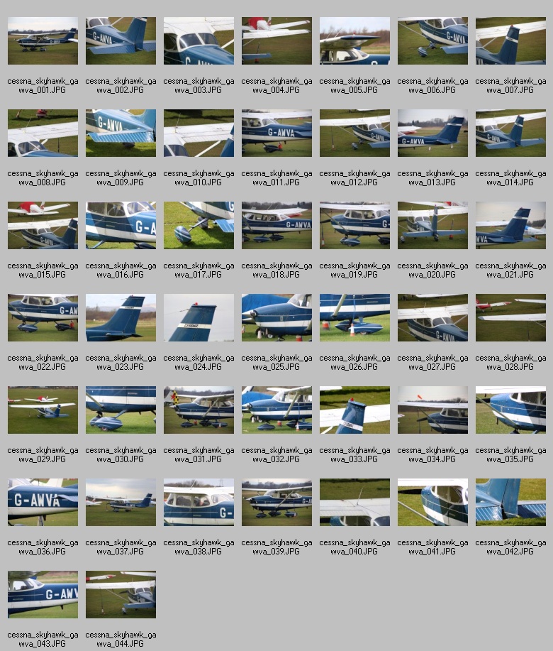 Cessna Skyhawk G-AWVA thumbnails