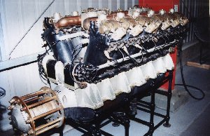 fiat a12 vintage aero engine