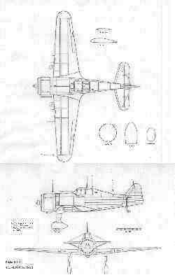 fokker dxxi scale drawing