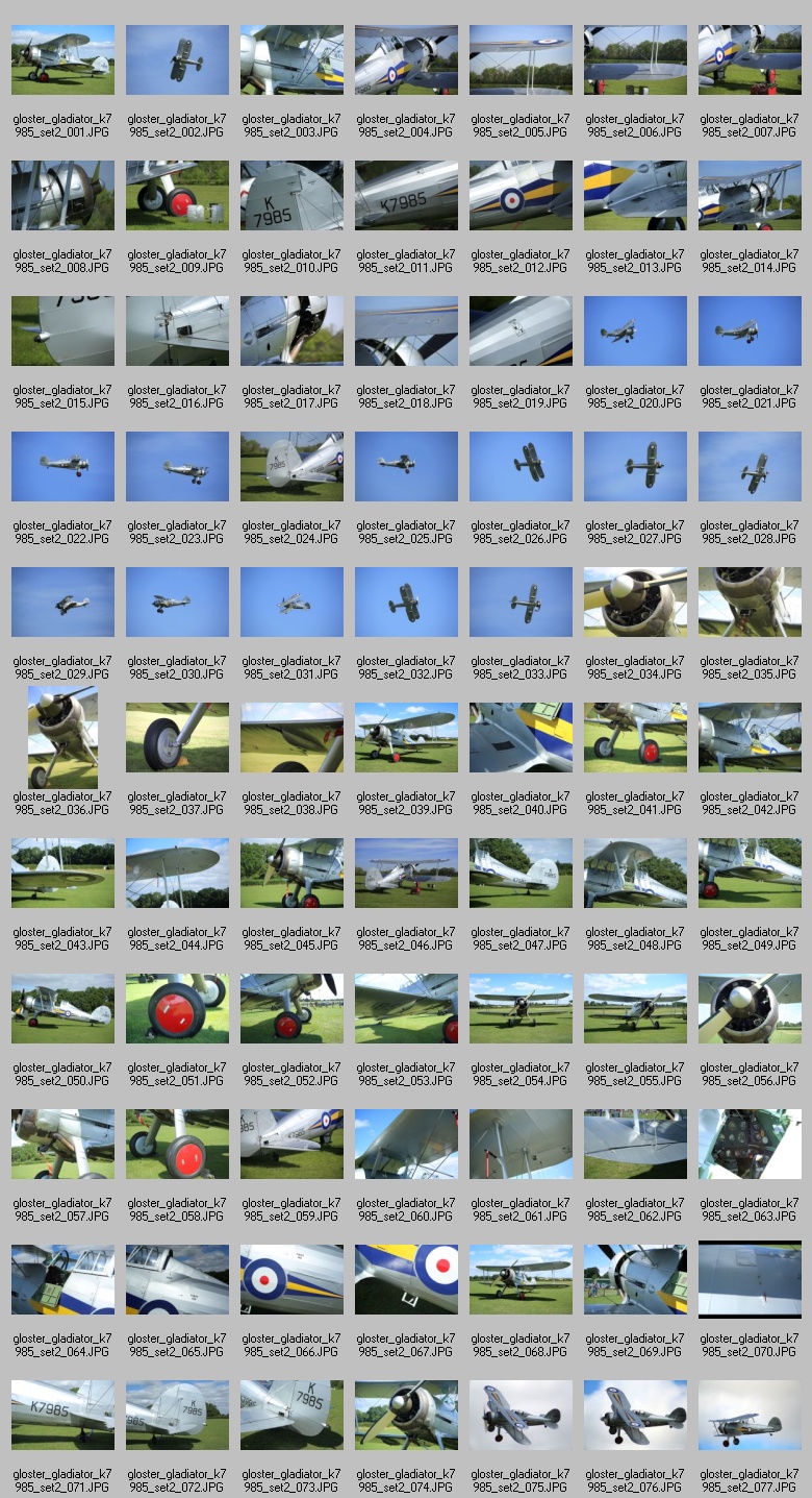 gloster gladiator k7985 thumbnails