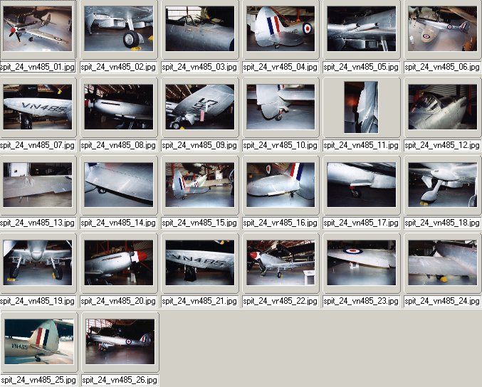 vickers supermarine spitfire mk 24 vn485 thumbnails