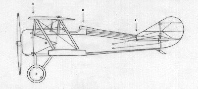 thomas morse s4c scout scale drawing