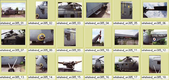 westland whirlwind xn385 helicopter thumbnails
